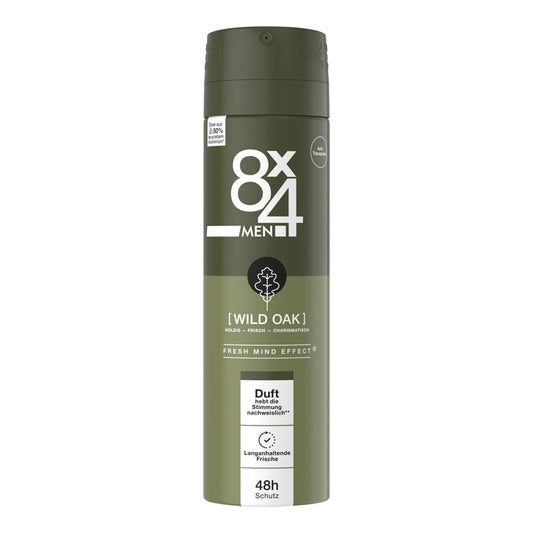 8x4 - Deodorant - Spray - Wild Oak - 150ml