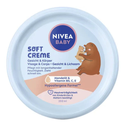 Nivea Baby - Bodycreme - Creme - Soft - Face & Body - 200ml