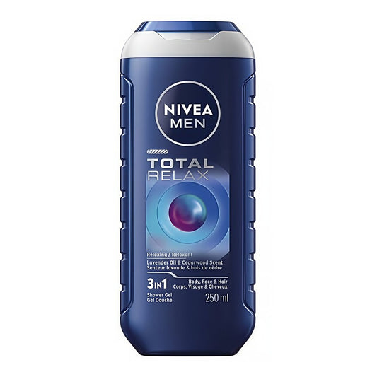 Nivea Men - Douchegel - Total Relax - Lavender Oil & Cedarwood Scent - 250ml