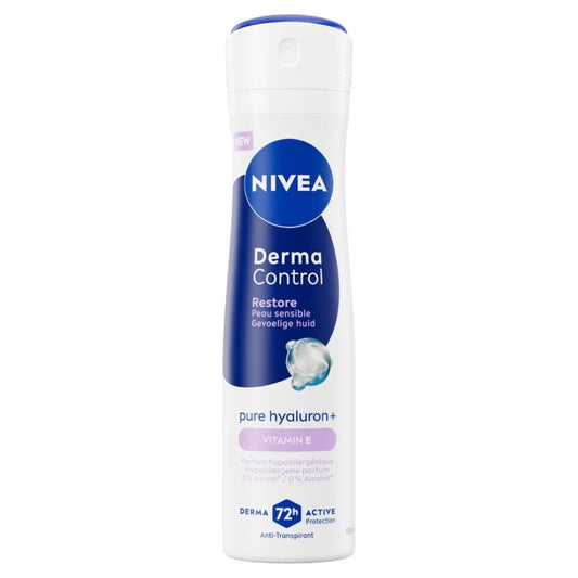 Nivea - Deodorant - Spray - Derma Control - Restore - 72h - 150ml