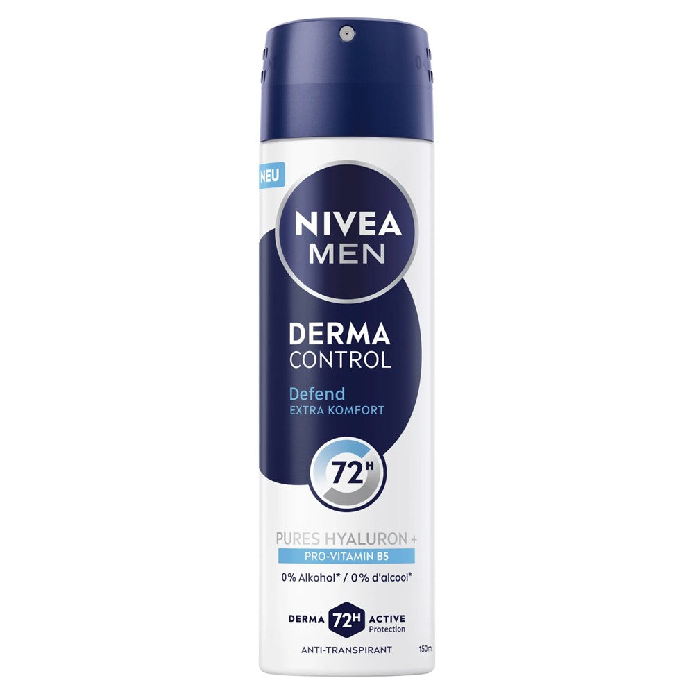 Nivea Men - Deodorant - Spray - Derma Control - Defend - 72h - 150ml