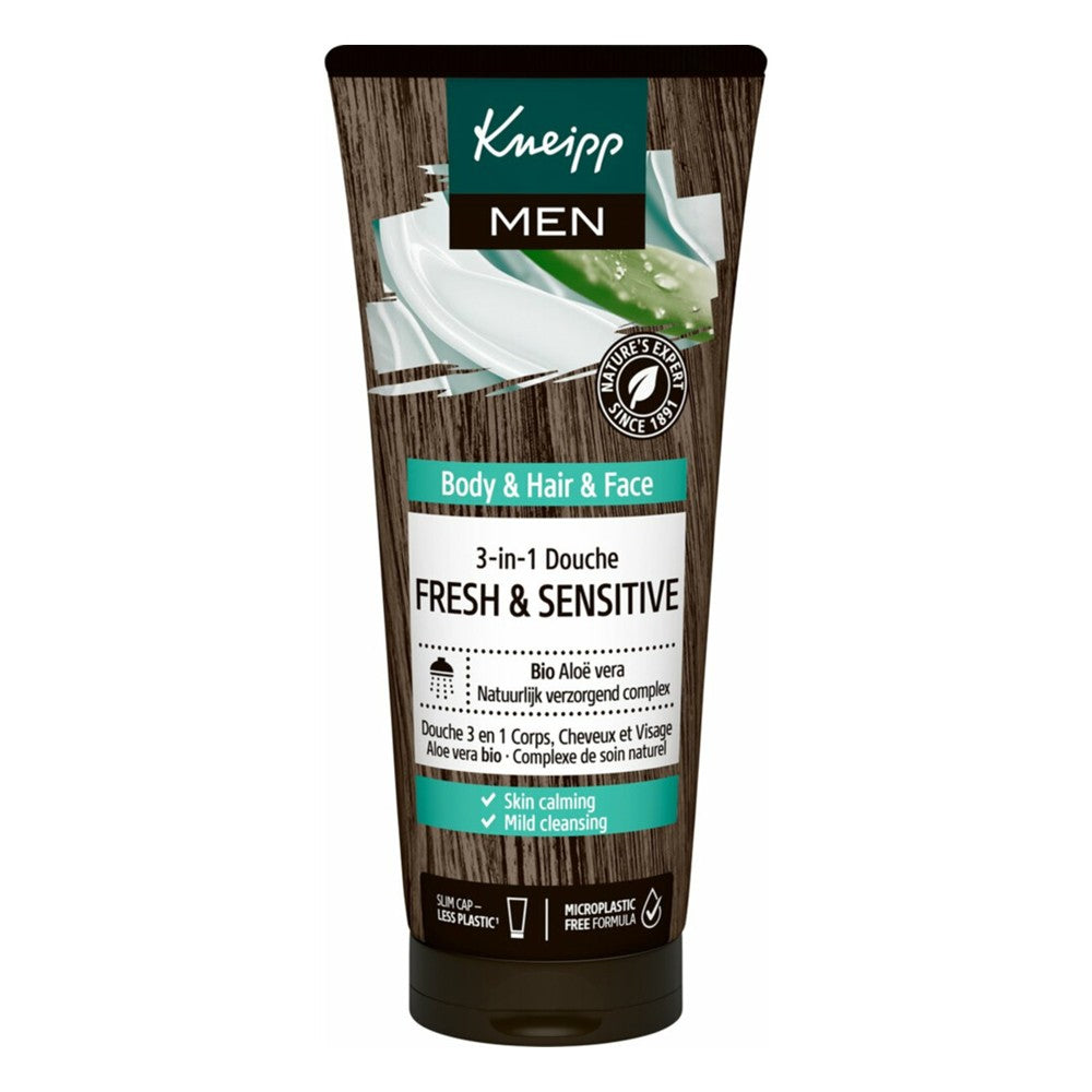 Kneipp Men - Douchegel - Fresh & Sensitive 3-in-1 - 200ml