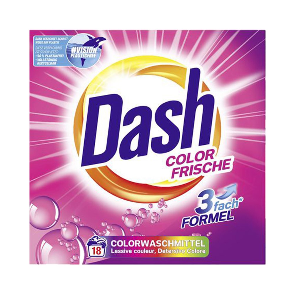 Dash - Wasmiddel - Waspoeder - Color Frische - 18Wb/1.17kg