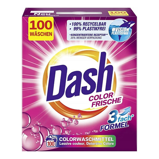 Dash - Wasmiddel - Waspoeder - Color Frische - 100Wb/6kg