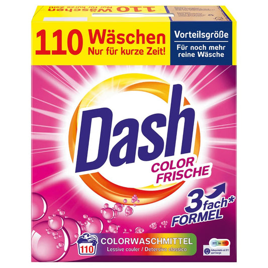 Dash - Wasmiddel - Waspoeder - Color - 110Wb/5.5kg