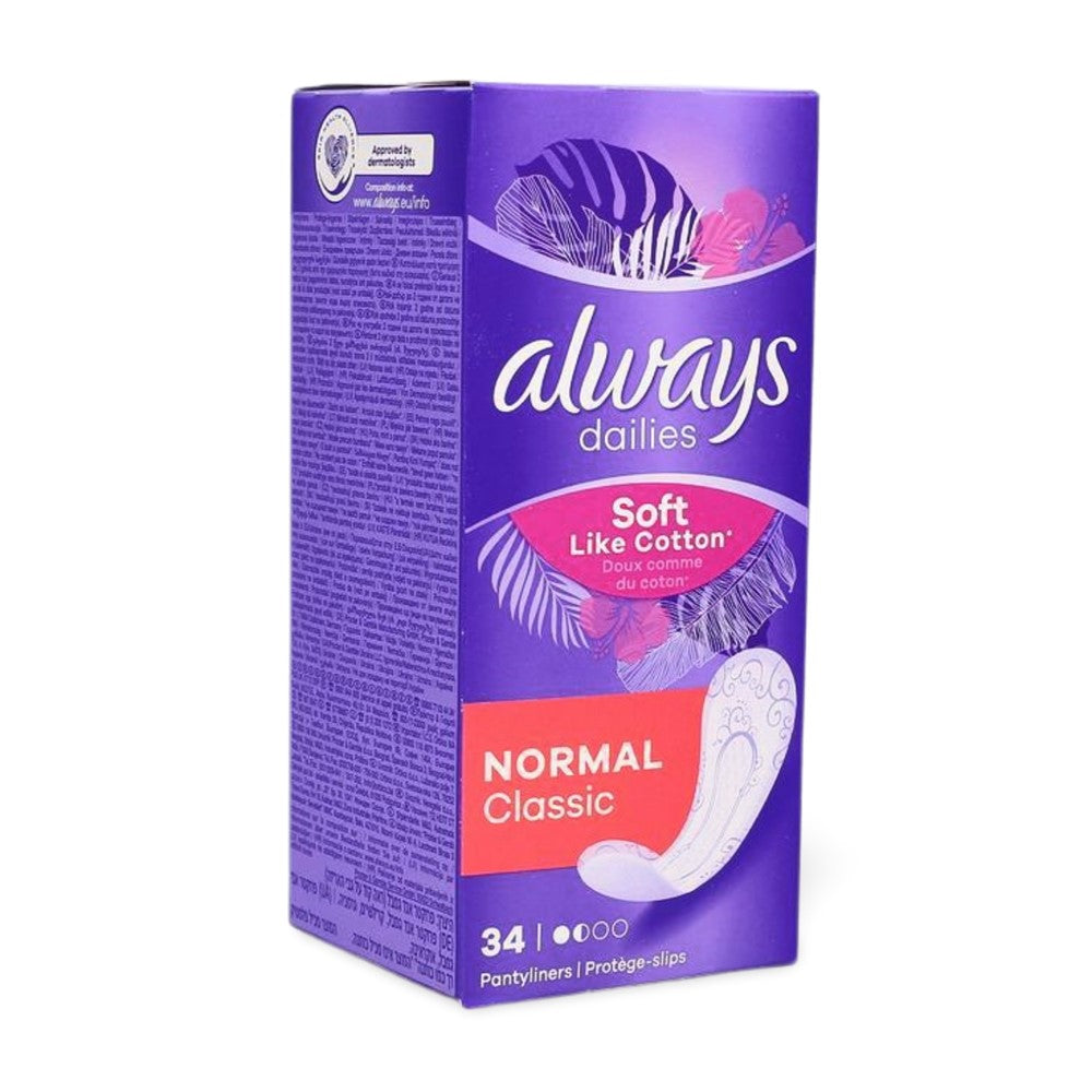 Always - Inlegkruisjes - 1.5 Normal - Classic - Soft Like Cotton - 34 Stuks