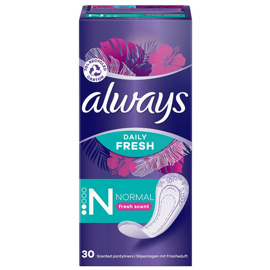 Always - Inlegkruisjes - 2 Normal - Daily Fresh - Fresh Scent - 30 Stuks