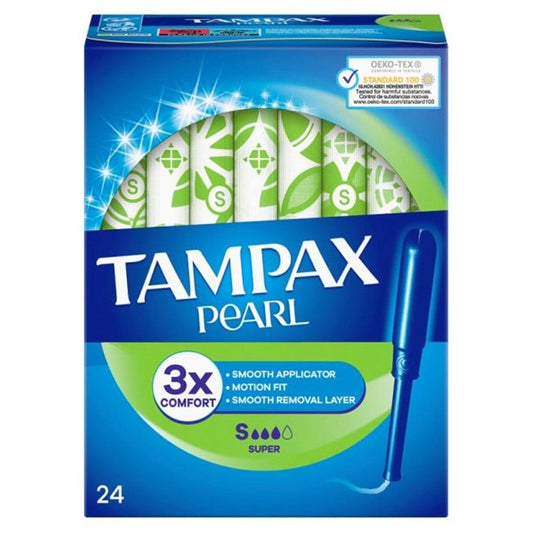 Tampax - Tampons - 3 Super - Pearl  - 3x Comfort - 24 Stuks