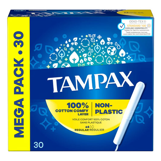 Tampax - Tampons - 2 Regular - Mega Pack - 30 Stuks