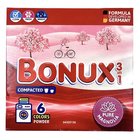 Bonux - Wasmiddel - Poeder - 3in1 - Pure Magnolia - 6Wb/390g