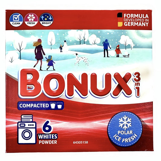 Bonux - Wasmiddel - Poeder - 3in1 - Ice Fresh - 6Wb/390g