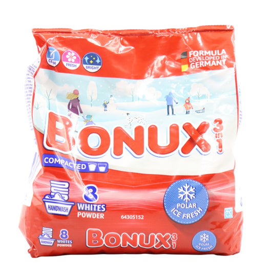Bonux - Wasmiddel - Poeder - 3in1 - Ice Fresh - 8Wb/400g