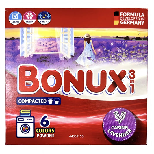 Bonux - Wasmiddel - Poeder - 3in1 - Lavander - 6Wb/390g