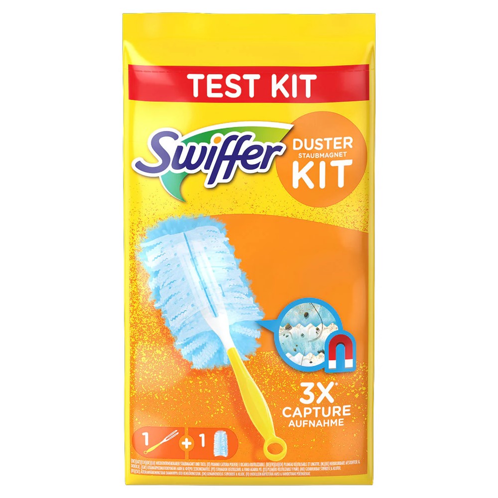 Swiffer - Duster - Starterset - 1 + 1 Navulling Kit - 3x Capture - 1 Stuk