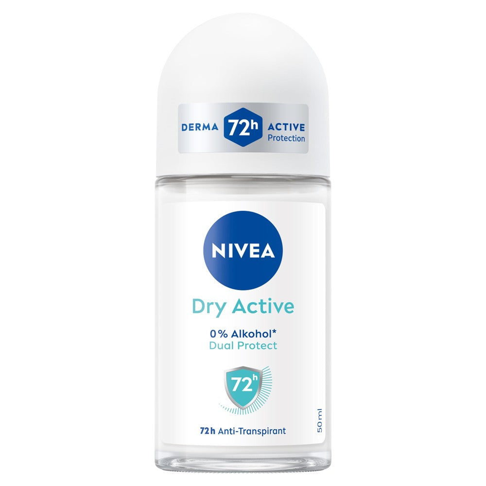 Nivea - Deodorant - Roller - Dry Active - 72h - 50ml