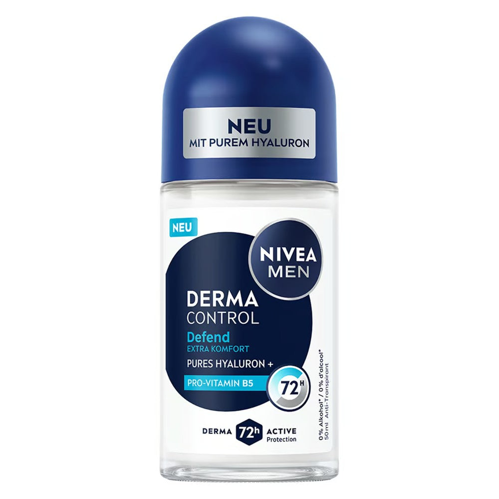 Nivea Men - Deodorant - Roller - Derma Control - Defend - 72h - 50ml