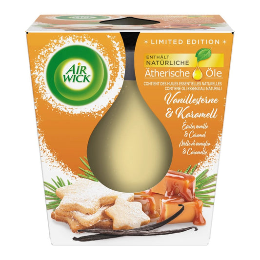 Air Wick - Geurkaars - Vanilla & Caramel - 105g