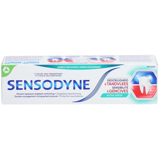 Sensodyne - Tandpasta - Gevoeligheid & Tandvlees - Extra Fresh - 75ml