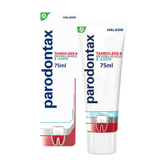 Parodontax - Tandpasta - Tandvlees+ - Gevoeligheid & Adem - 75ml