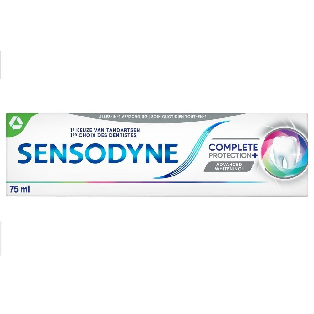Sensodyne - Tandpasta - Complete Protection + - Advanced Whitening - 75ml