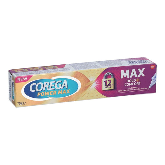 Corega - Kunstgebitverzorging - Pasta - Power Max - Hold + Comfort - 70g