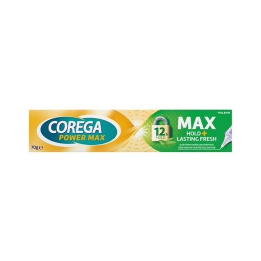 Corega - Kunstgebitverzorging - Pasta - Power Max - Hold + Lasting Fresh - 70g