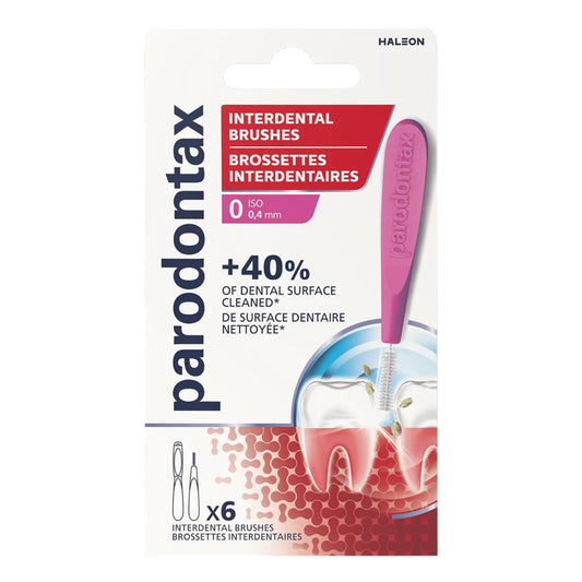 Parodontax - Interdentaalborsteltjes - Size 0 - 0,4mm - 40% More Dental Cleaned - 6 Stuks