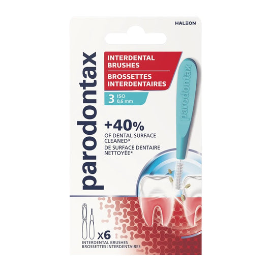 Parodontax - Interdentaalborsteltjes - Size 3 - 0,6mm - 40% More Dental Cleaned - 6 Stuks