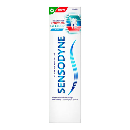 Sensodyne - Tandpasta - Gevoeligheid & Tandvlees - Glazuur Mint - 75ml