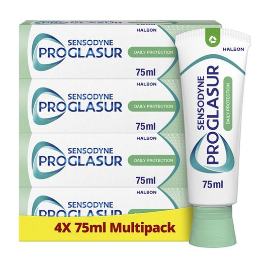 Sensodyne - Tandpasta - ProGlasur - Daily Protection - 4 x 75ml