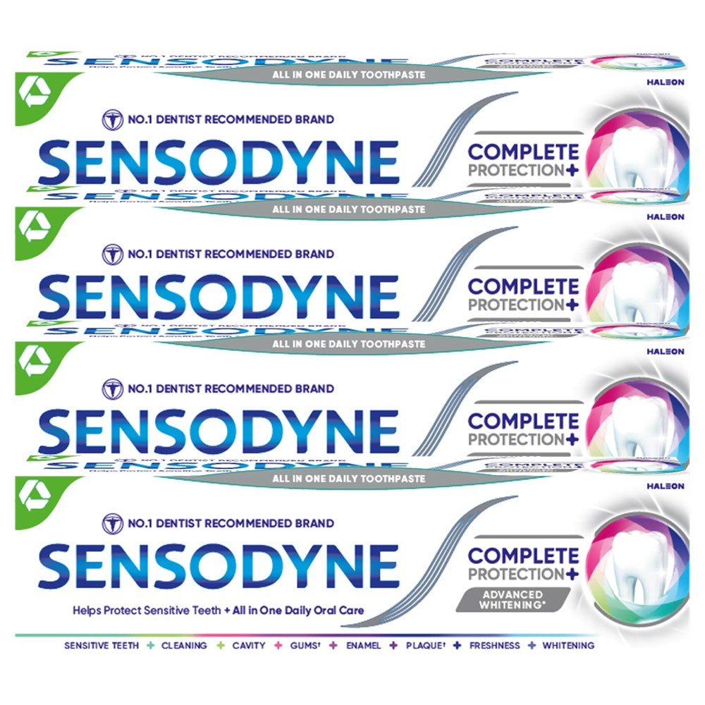 Sensodyne - Tandpasta - Complete Protection - Advanced Whitening - 4 x 75ml