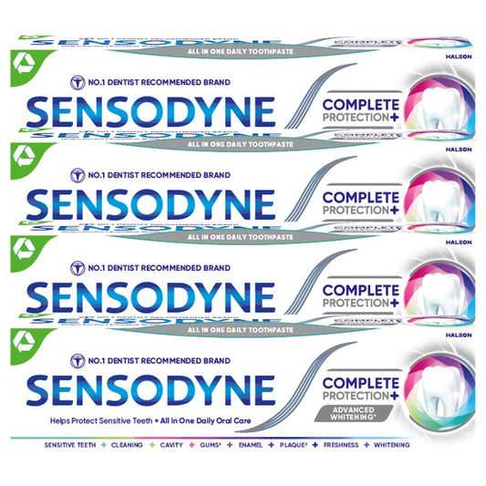 Sensodyne - Tandpasta - Complete Protection - Advanced Whitening - 4 x 75ml