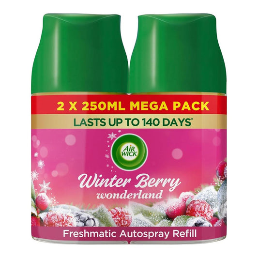 Air Wick - Luchtverfrisser - Navulling - Winter Berry - Wonderland - 2 x 250ml