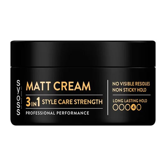 Syoss - Haarpasta - Hold Nr.4 - Hold Nr.4 - Matt Cream - 100ml