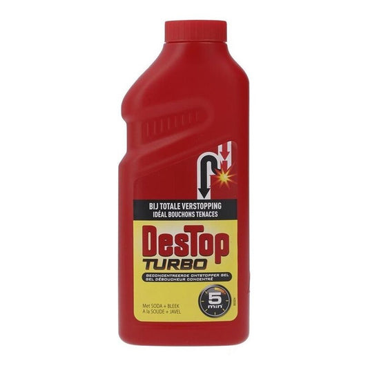 Destop - Ontstopper - Vloeibaar - Turbo - Met Soda + Bleek - 500ml