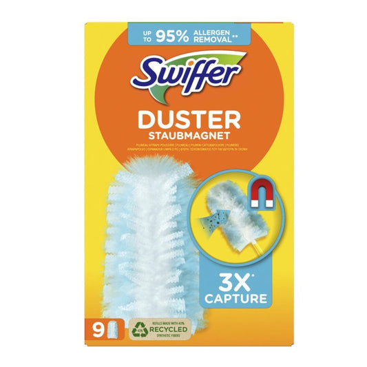 Swiffer - Duster - Navulling - Staubmagnet - 3x Capture - 9 Stuks
