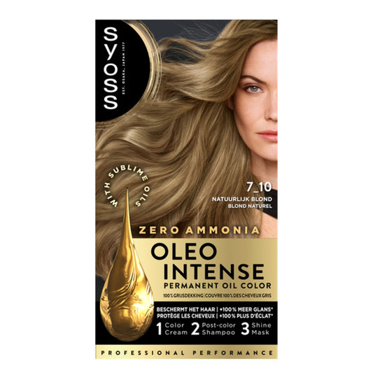 Syoss - Haarverf - Oleo Intense - Natuurlijk Blond - Nr. 7-10 - 1 Stuk