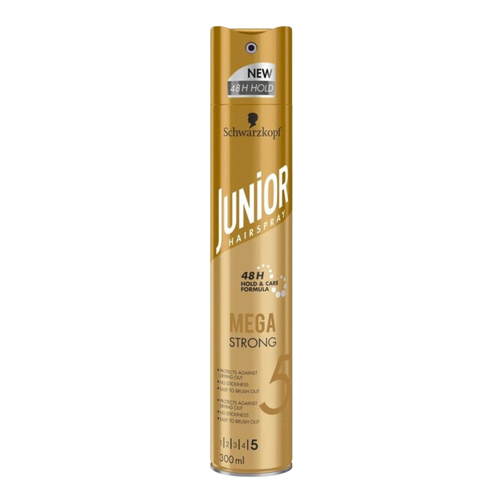 Schwarzkopf Junior - Haarspray - Mega Strong - Nr. 5 - 300ml