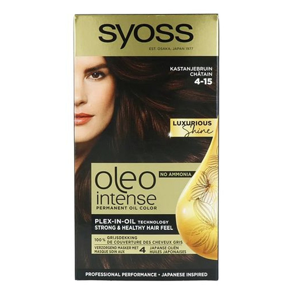 Syoss - Haarverf - Oleo Intense - Kastanjebruin - 4_15 - 1 Stuk