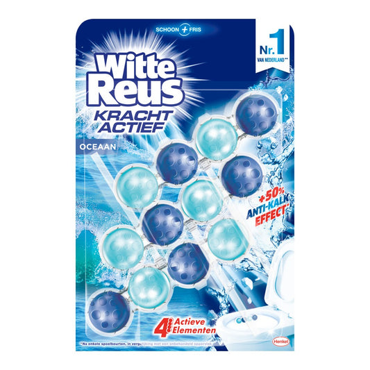 Witte Reus - Toiletblok - Kracht Actief - Ocean - 3x50g