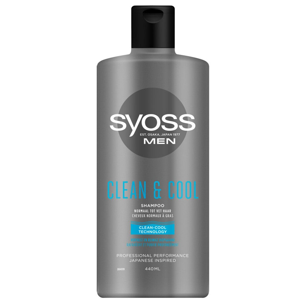 Syoss Men - Shampoo - Clean & Cool - 440ml