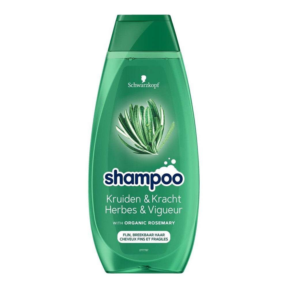 Schwarzkopf - Shampoo - Kruiden & Kracht - Organic Rosemary - 400ml