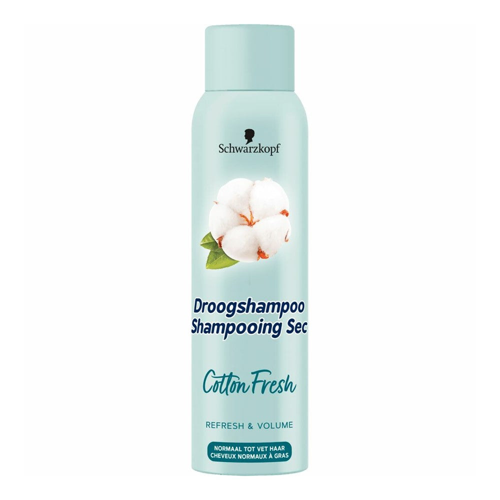 Schwarzkopf - Shampoo - Droogshampoo - Cotton Fresh - Refresh & Volume - 150ml