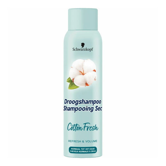 Schwarzkopf - Shampoo - Droogshampoo - Cotton Fresh - Refresh & Volume - 150ml