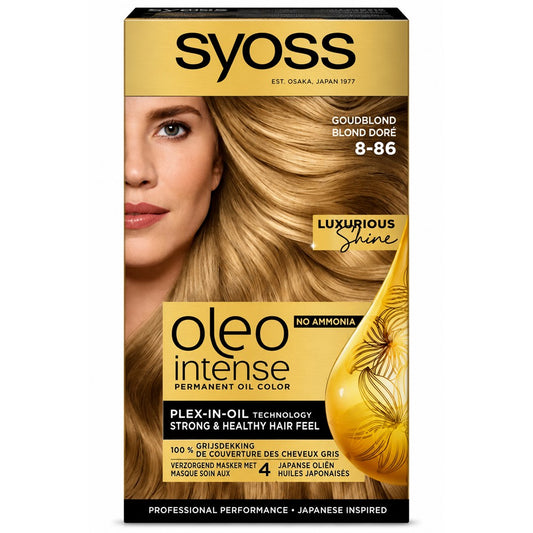 Syoss - Haarverf - Oleo Intense - Goudblond - Nr. 8-86 - 1 Stuk