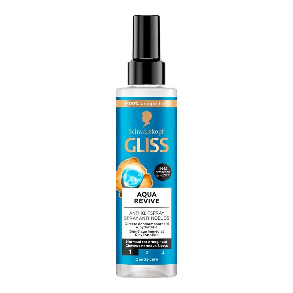 Gliss - Haarspray - Anti Klit - Aqua Revive - 200ml