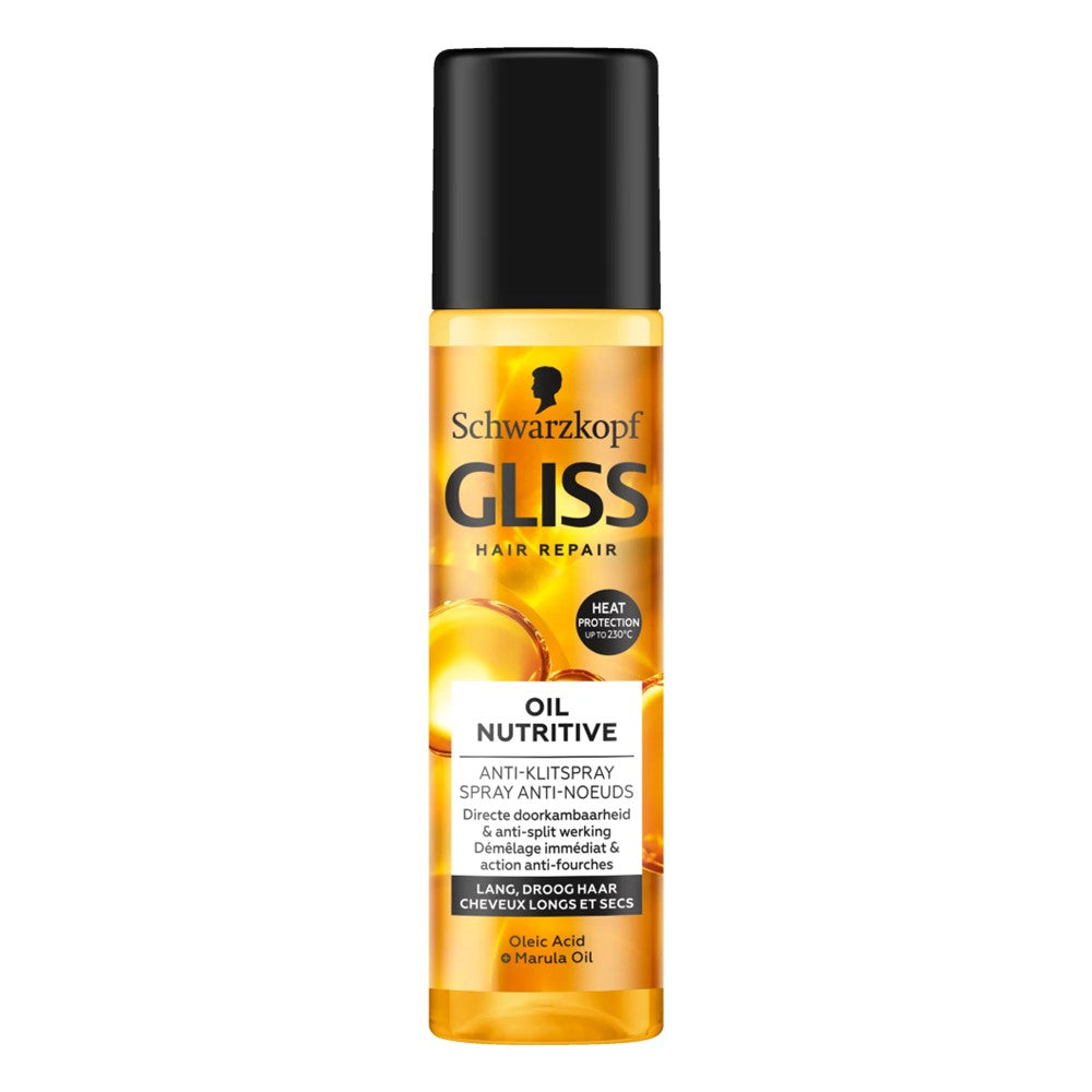 Gliss Kur - Conditioner - Spray - Oil Nutritive - Anti-Klitspray - 200ml