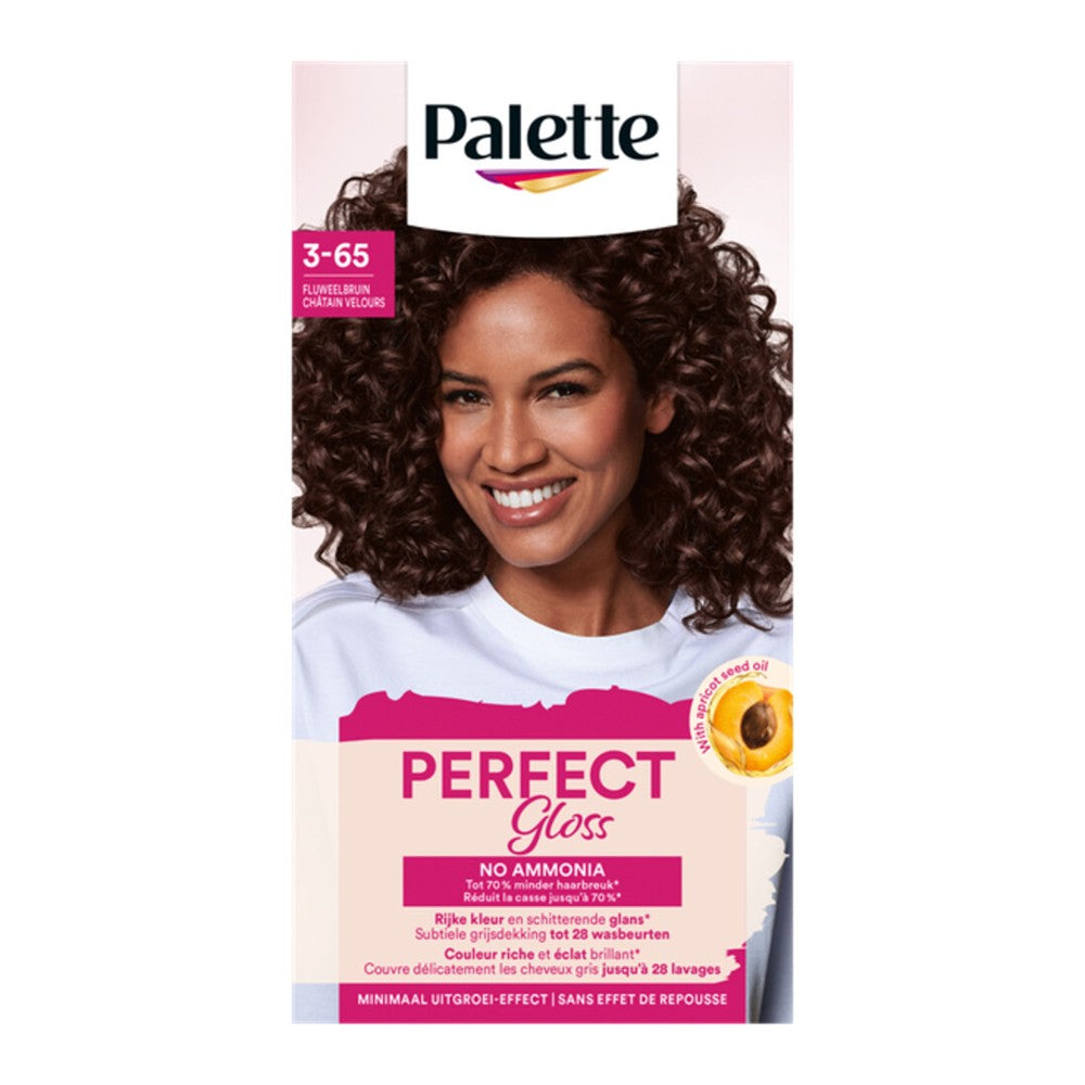 Poly Pallette - Haarverf - Perfect Gloss - 3-65 - Fluweelbruin - 1 Stuk