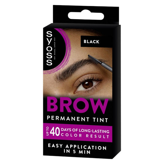 Syoss - Wenkbrauwverf - Permanent Tint - Zwart - 10ml
