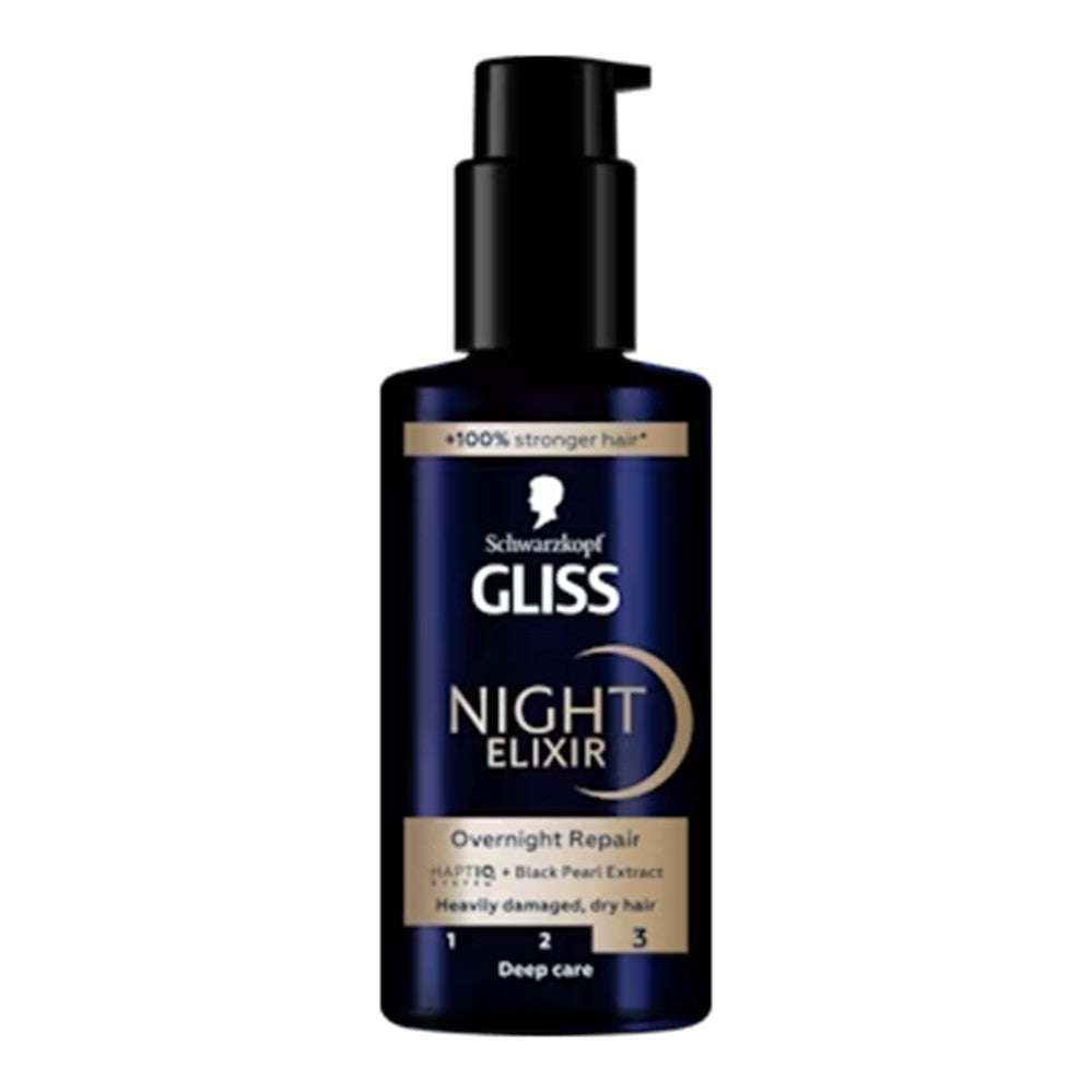 Gliss - Haarserum - Night Elixir - Overnight Repair N.3 - 100ml